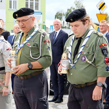 Uroczystości na rynku. Rocznica wybuchu II wojny światowej