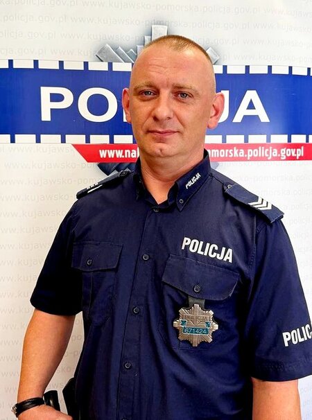 sierż. szt. Maciej Wojtkowiak - Dzielnicowy Rejonu nr XV