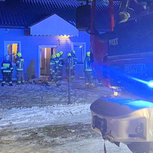 Pożar w kotłowni. Wieczorna akcja gaśnicza